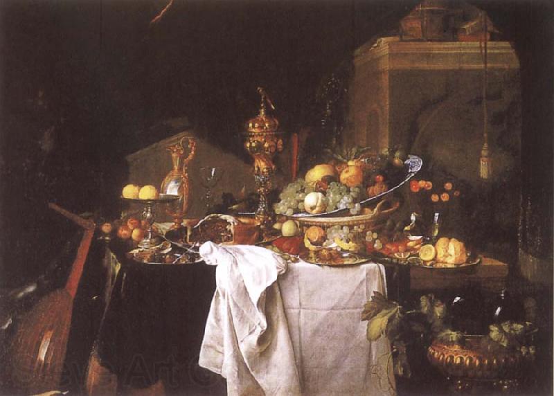 Jan Davidz de Heem Still-life with Dessert